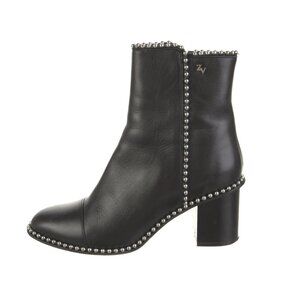 ZADIG & VOLTAIRE Leather Studded Accents Boots